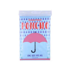 Baby Notfall-Poncho, Kunststoff, Rosa - Wasserdichter Regenschutz Für Kleinkinder