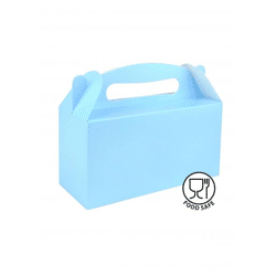 Babyblaue Brotdose, 22,5L x 9,5B x 12H cm, robust & praktisch für Kinder