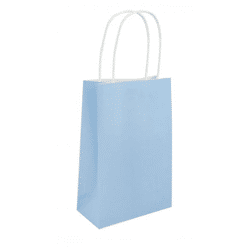 Babyblaue Tasche mit Griff 14x21x7 cm – Ideal zum Verschenken & Kaufen