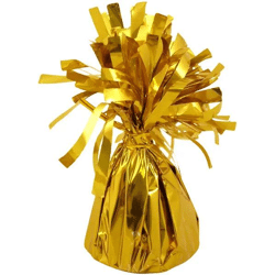 Ballongewicht 160g in Goldfolie - Stabiler Ballonhalter für Partys & Feiern