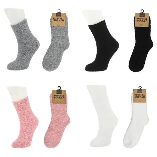 BASIC Kuschelsocken, 4er Set - Grundausstattung f&uuml;r gem&uuml;tliche Tage