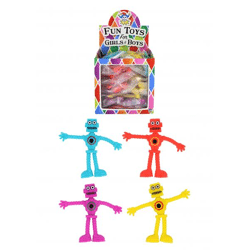 Bauchroboter, 9 cm x 10 cm, 4 verschiedene Farben