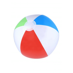 Beachball Aufblasbar 60cm – Bunt, Wasserfest Für Pool & Strand, Großer Beachball