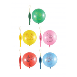 Bedruckte Punchballons, 5 verschiedene Farben - Ideal für Partys und Events