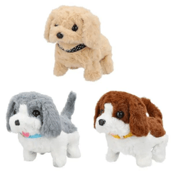 Bewegte Hundefiguren, 3er-Set, ca. 15x17cm - Dynamische Skulpturen