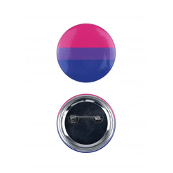 Bisexuell Pride Badge 4 Cm – Farbenfroher Anstecker Für Vielfalt & Identität