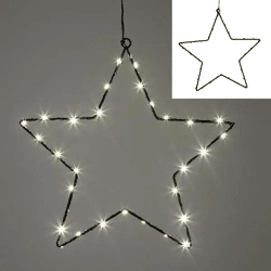 Black LED Star: 30LEDs, Approx. 30cmD - SEO-Optimized Listing for Enhanced Visibility