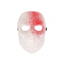 Blutiges Weißes Gesichtsmaske Für Erwachsene, Halloween Horror