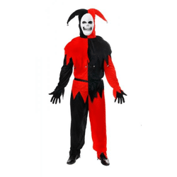Böser Hofnarr Kostüm Für Erwachsene - Gruseliger Clown Verkleidung