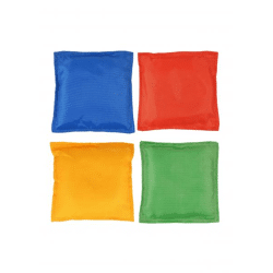 Bohnensäckchen, 12,7 cm, 4 verschiedene Farben, Spielzeug für Drinnen und Draußen für Kinder