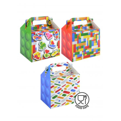 Brotdose Brickz, 14Lx9,5Bx12H cm, 3 Farben, Robust & Kinderfreundlich – Ideal für Schule & Ausflüge