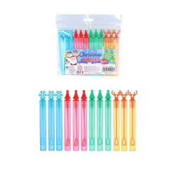 Bubble Christmas Tube 4 ml, 10,5 cm in 4 Stück – Geschenk- und Partyfavoriten