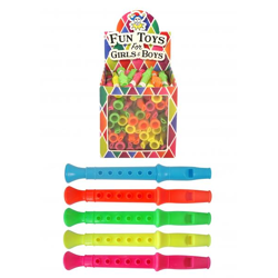 Bunte Flöten, 14 cm, 5 sortierte Farben, Musikspielzeug für Kinder