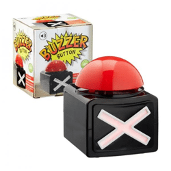 Buzzer Button X, 11,5cm - Interaktiver Sound-Effekt Knopf