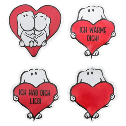 Charly Taschenheizkissen in Herzform, 4 Farben Verfügbar - Mobile Wärmequelle