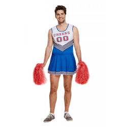 Cheerleader-Kostüm für Erwachsene für Männer, sportliches Outfit