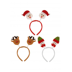 Christbaum Schmuck-Set 'Head Bopper' – 3 festliche Weihnachtsdekorationen