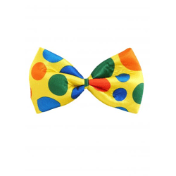 Clownfliege 24cm - Bunte Fliege Clown Kostümzubehör