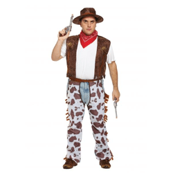 Cowboy-Kostüm für Erwachsene XL – Western-Outfit für Themenpartys