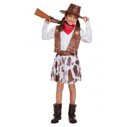 Cowgirl-Kostüm für Kinder, Größe 10–12 Jahre – Western-Outfit für Mädchen