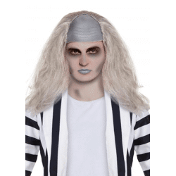 Crazy Ghost Perücke für Männer – 130 g, Halloween-Kostüm-Haar-Accessoire