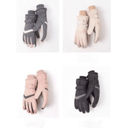 Damen Skihandschuhe, 4er-Pack, Isoliert & Wasserdicht - 100 Zeichen