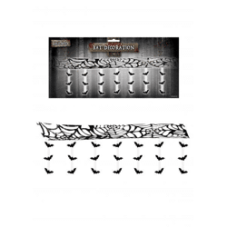 Deckendekoration mit Fledermäusen – 3 m, gruselige Halloween-Dekoration