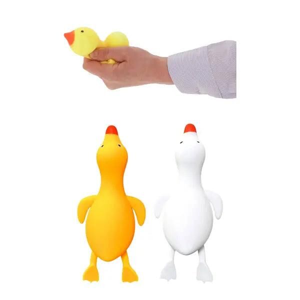 Dehnbare Entspannungs-Enten, 2er Set, ca. 9cm Lang - Sensorische Beruhiger