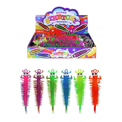 Dehnbarer Tausendfüßler, 29 cm, 6 verschiedene Farben - Flexibles Spielzeug für Kinder