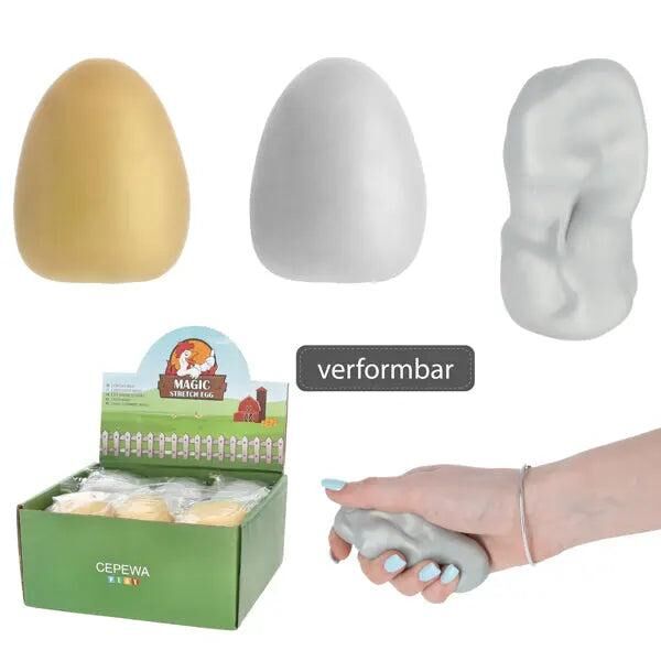 Dehnbares Zauber-Ei, 2er Set - Flexibles Spielzeug f&uuml;r Spa&szlig; & Entspannung