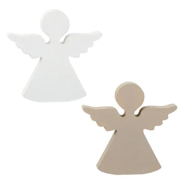 Deko Engel, 2er-Set, klein, 10,5cm - Festliche und verspielte Weihnachtsfiguren