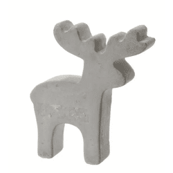 Deko Rentier Urban Xmas - S, 11cm - Stilvolle und Moderne Weihnachtsdekoration