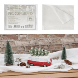 Deko-Schneeteppich, 120cm Breit, Perfekt für Winterlandschaften