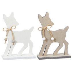 Dekoratives Rehkitz, 10 cm hoch - Charmante Walddeko für Zuhause und saisonale Displays