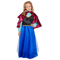 Deluxe Eiskönigin Kostüm für Kinder, Mädchen Prinzessin Kleid, Größe 10-12 Jahre