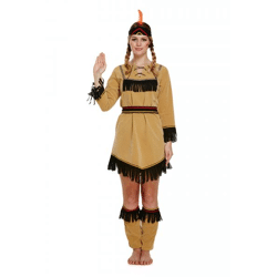 Deluxe Kostüm Indianer fürs Leben, authentisch