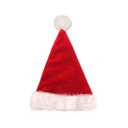 Deluxe Weihnachtsmann-Hütte, Plüsch, 29cm x 42cm, für Erwachsene