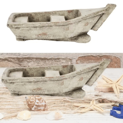 Detailliertes Modell-Ruderboot, Maße 17x12x34 cm, Sammlerstück