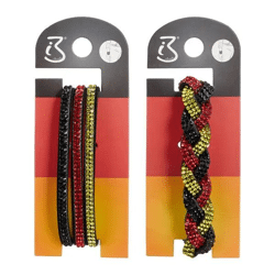 Deutsche Strassarmbänder, 2er-Pack - Glitzernde Accessoires mit deutschem Einfluss