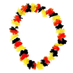 Deutschland Blütenkette, Patriotisches Blumen-Collier, Farbenfrohes Accessoire