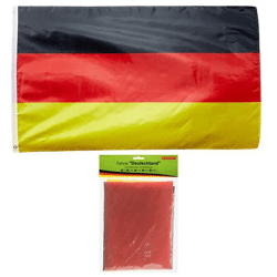 Deutschland Fahne 60x90 cm – Robust & Wetterfest für Außenbereich