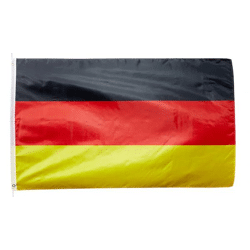 Deutschland Flagge, Großformat 90x150cm, Robust für Außenbereich