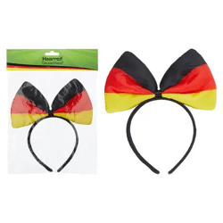 Deutschland Haarreif mit Schleife – Patriotisches Accessoire für Feste