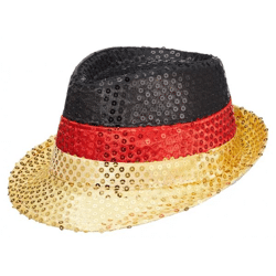 Deutschland Hut mit Pailletten – Auffällig und Stilvoll
