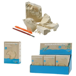 Dino-Skelett Ausgrabungsset, ca. 8 cm Hoch – Pädagogisches Spielzeug