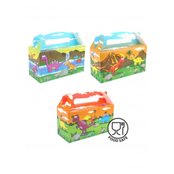 Dinosaurier-Lunchbox für Kinder, verschiedene Designs, 22,5 L x 9,5 B x 12 H cm, langlebig