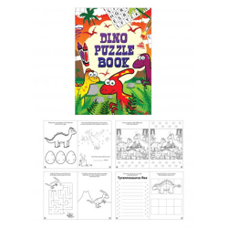 Dinosaurier Rätselbuch Für Kinder, 16 Seiten, 10,5 x 14,5 cm, Lernspaß & Spiele