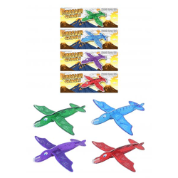 Dinosaurier-Schwebefiguren, 17 cm, 4 verschiedene Designs, fliegende Spielzeug-Dinos für Kinder