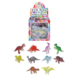 Dinosaurierfiguren, 4-5 cm, 10 verschiedene Arten - Mini-Spielzeugset für Kinder