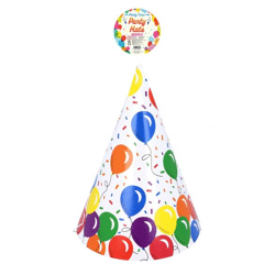 DIY-Montagekegelhütte mit Ballons, 16,5 cm – Partyhütte-Bastelset